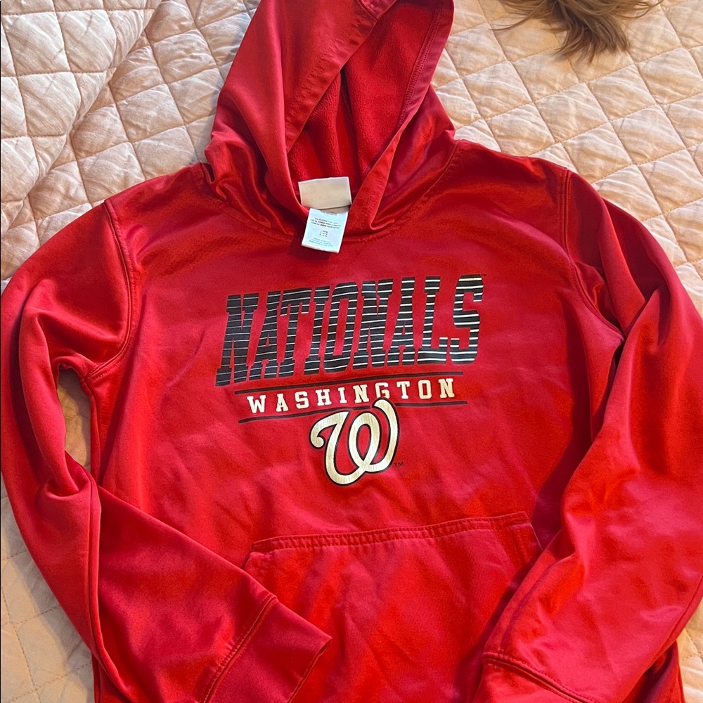 Lids Red Nationals Kids Hoodie